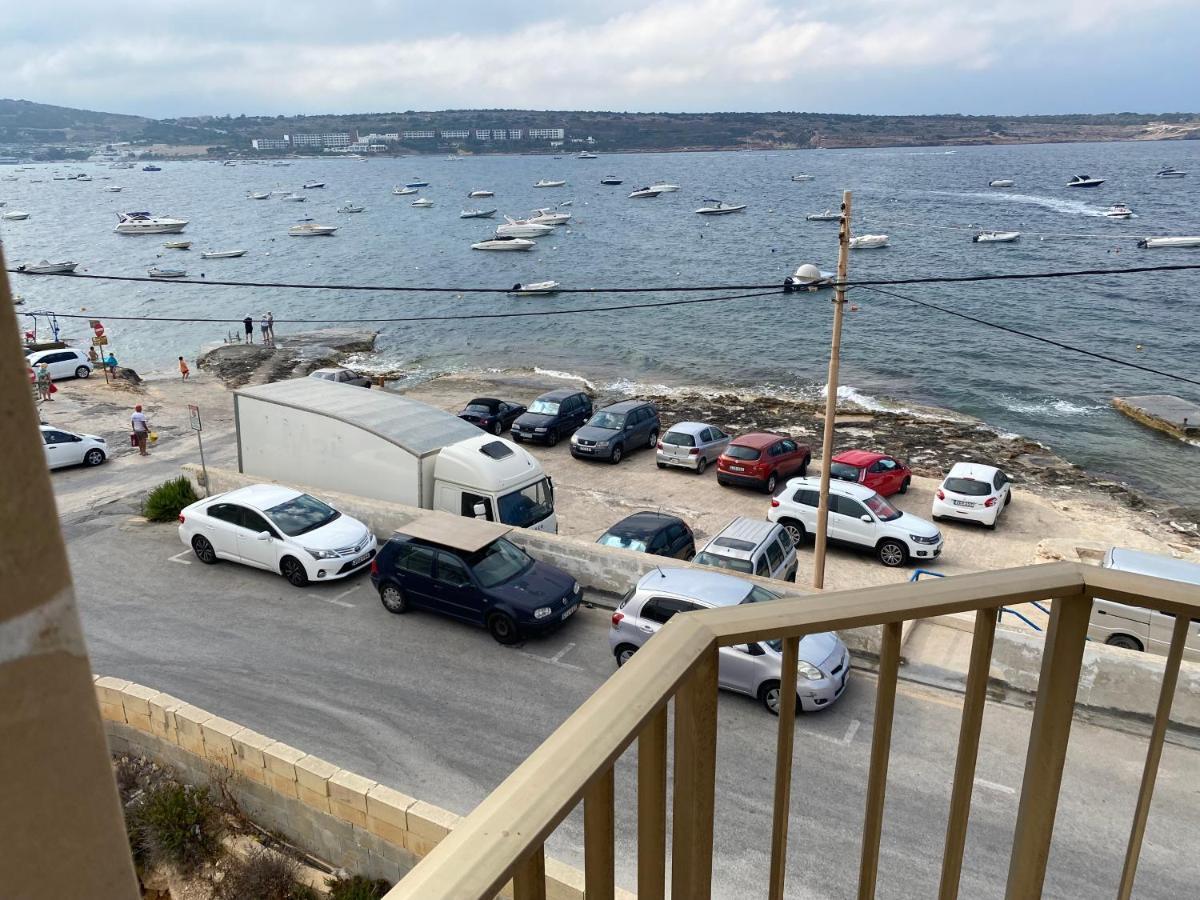 Sea Front Apartment At Mellieha Bay, Malta! Exteriör bild